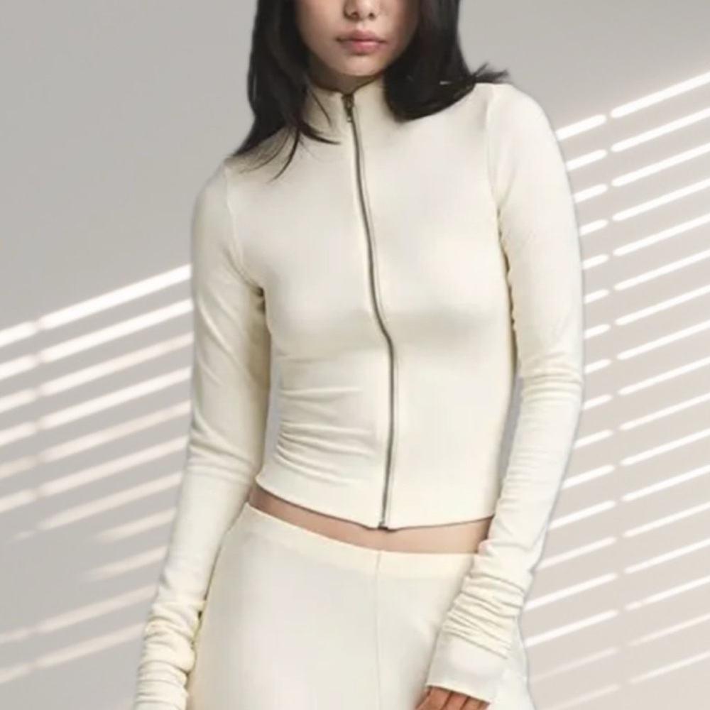 SKIMS Cloud Zip-Up Top